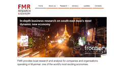 Desktop Screenshot of frontiermyanmar.com