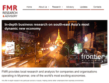 Tablet Screenshot of frontiermyanmar.com